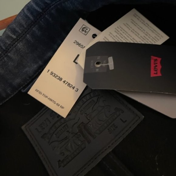 Levi's Total Warmth long denim jacket with brushed cotton lining - Picture 6 of 6